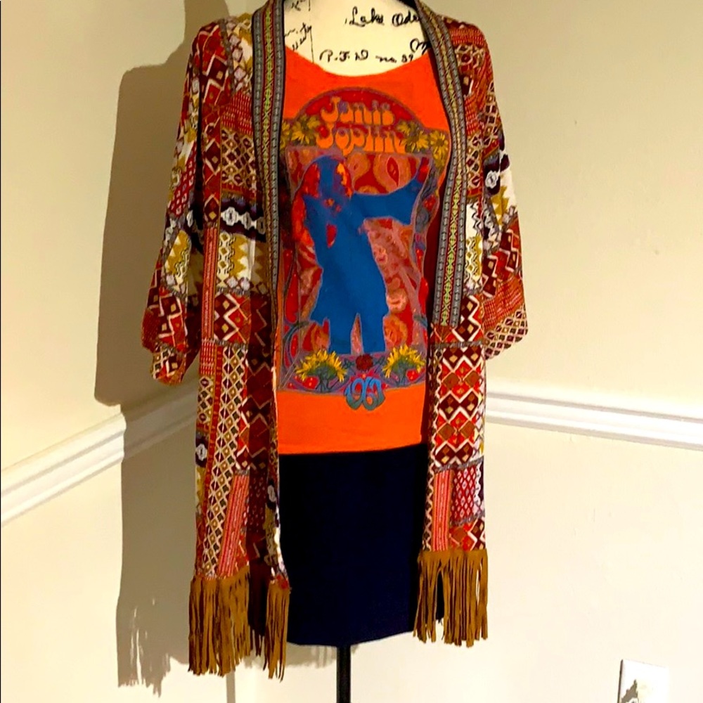 🎶Hesperus duster, KIMONO Boho style S/M